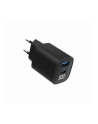 gembird Ładowarka GaN 1xUSB-A 1xUSB-C LCD 30W PD QC3.0 czarna - nr 13