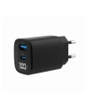 gembird Ładowarka GaN 1xUSB-A 1xUSB-C LCD 30W PD QC3.0 czarna - nr 1