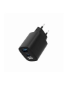 gembird Ładowarka GaN 1xUSB-A 1xUSB-C LCD 30W PD QC3.0 czarna - nr 9