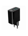 gembird Ładowarka GaN 2xA 1xC LCD 30W PD QC3.0 czarna - nr 17