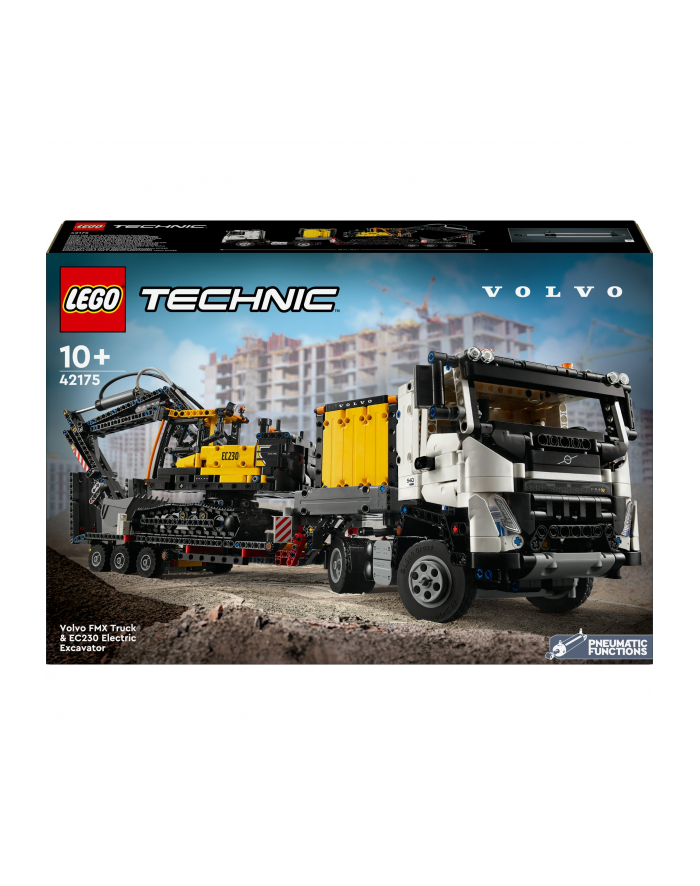 LEGO 42175 TECHNIC Ciężarówka Volvo FMX i koparka EC230 Electric p1 główny