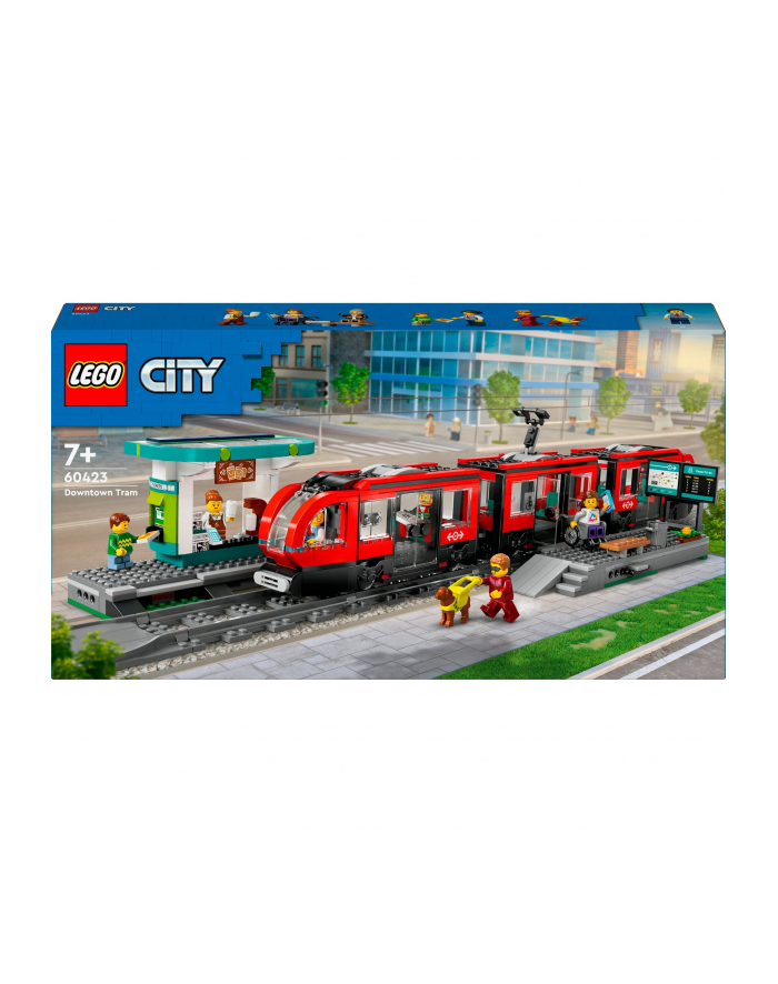 LEGO 60423 CITY Tramwaj miejski ze stacją p3 główny