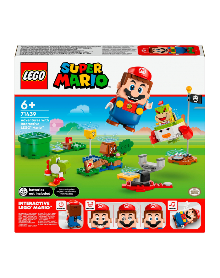 LEGO 71439 SUPER MARIO Przygody z interaktywną figurką LEGO Mario p4 główny