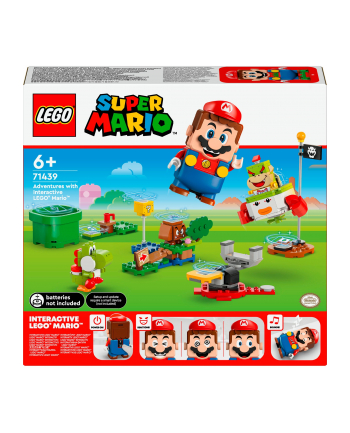 LEGO 71439 SUPER MARIO Przygody z interaktywną figurką LEGO Mario p4