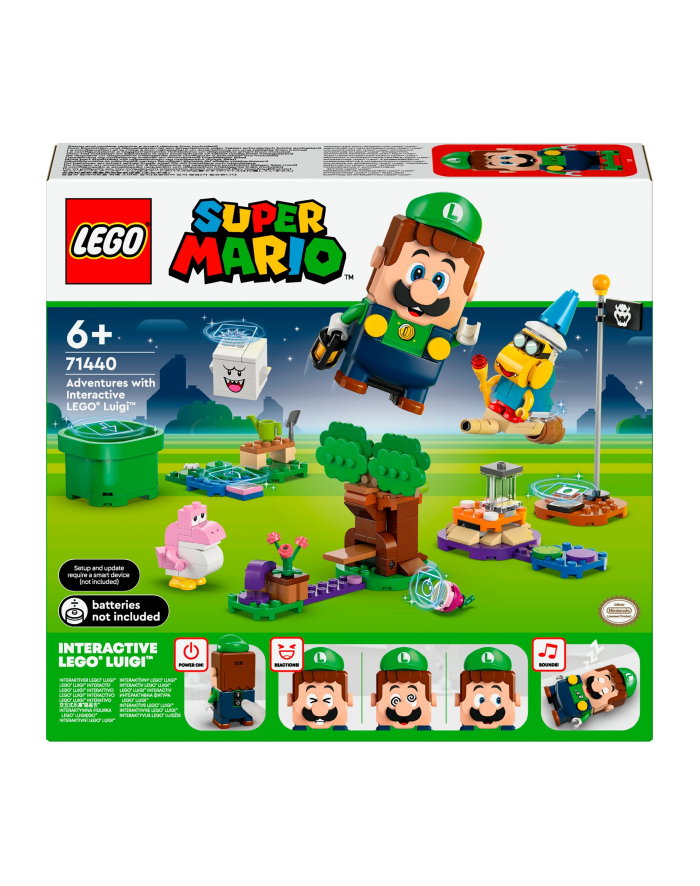 LEGO 71440 SUPER MARIO Przygody z interaktywną figurką LEGO Luigi p4 główny