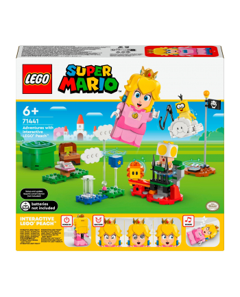 LEGO 71441 SUPER MARIO Przygody z interaktywną figurką LEGO Peach p4