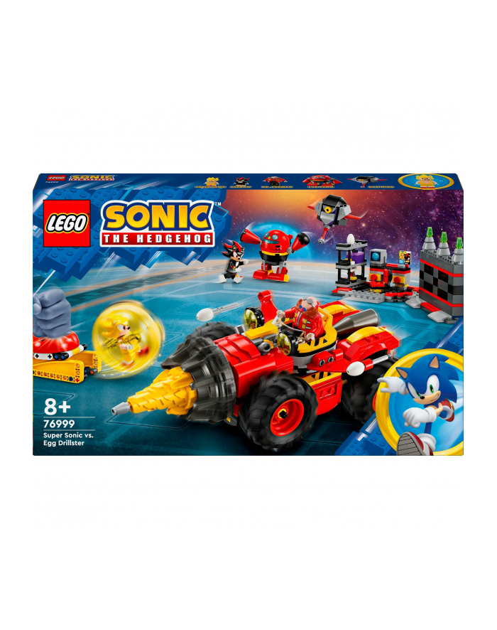 LEGO 76999 SONIC THE HEDGEHOG Super Sonic kontra Egg Drillster p3 główny