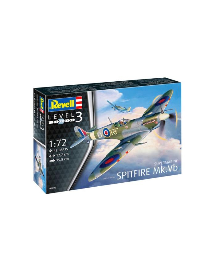 cobi Samolot do sklejania 1:72 03897 Spitfire MK.VB główny