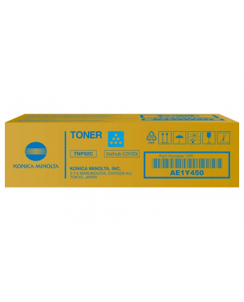 Toner Konica Minolta TNP-92C do C3120i | 4 000str.| cyan