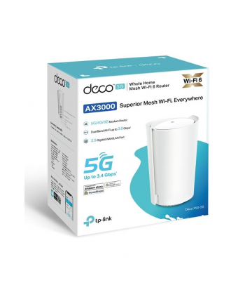 tp-link Brama sieciowa Deco 5G domowego systemu Mesh Wi-Fi 6 X50-5G(1-pak) AX3000