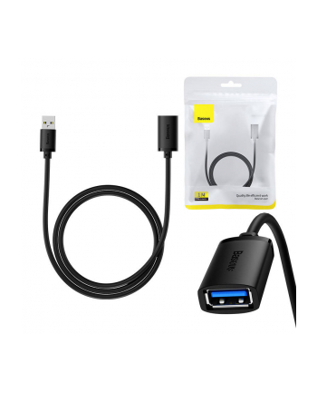 Baseus Kabel USB 3.0 męski do żeński | AirJoy series | 1m | czarny nr 2