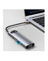 Baseus Hub 8w1 Baseus Metal Gleam Series USB-C do 3x USB 3.0 + HDMI + USB-C PD - nr 12