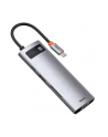 Baseus Hub 8w1 Baseus Metal Gleam Series USB-C do 3x USB 3.0 + HDMI + USB-C PD - nr 3