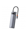 Baseus Hub 8w1 Baseus Metal Gleam Series USB-C do 3x USB 3.0 + HDMI + USB-C PD - nr 7
