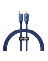 Baseus Kabel USB-C do Lightning Crystal, 20W PD | 1.2m | niebieski - nr 1