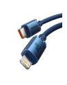 Baseus Kabel USB-C do Lightning Crystal, 20W PD | 1.2m | niebieski - nr 4