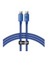 Baseus Kabel USB-C do USB-C Crystal Shine 100W | 1,2m | niebieski - nr 10