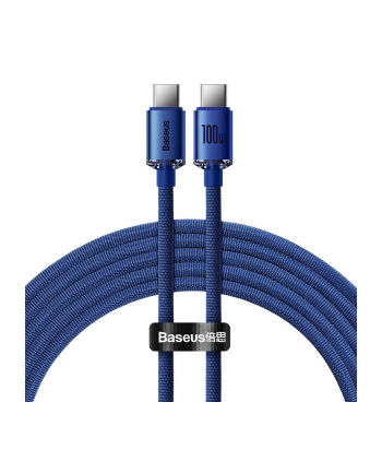 Baseus Kabel USB-C do USB-C Crystal Shine 100W | 1,2m | niebieski nr 2