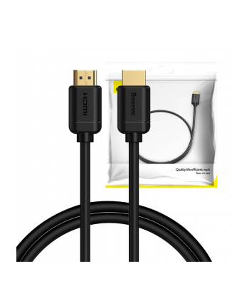Baseus kabel HDMI 2.0 | 4K | 60Hz 3D HDR 18Gbps | 1 m | czarny nr 2
