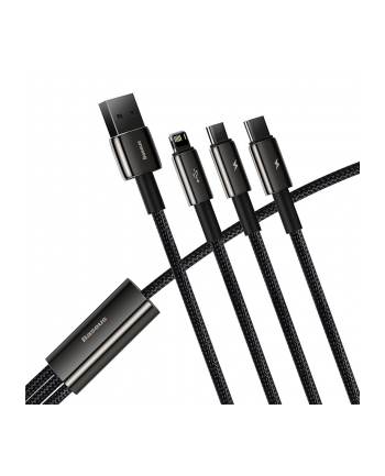 Baseus Kabel 3w1 Tungsten Gold USB do micro USB/USB-C/Lightning, 1.5m nr 2