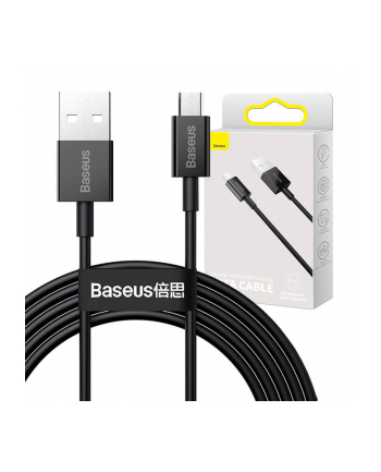Baseus Kabel USB do micro USB Superior Series 2A | 2m | czarny nr 1