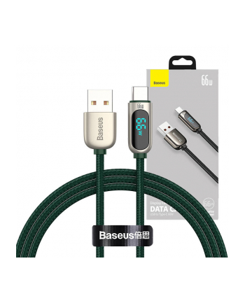 BAS(wersja europejska)S KABEL USB DO USB-C 66W | 1M | ZIELONY nr 1