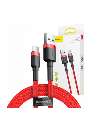 Baseus Kabel USB do USB-C Cafule | 2A | 2m | czerwony nr 2