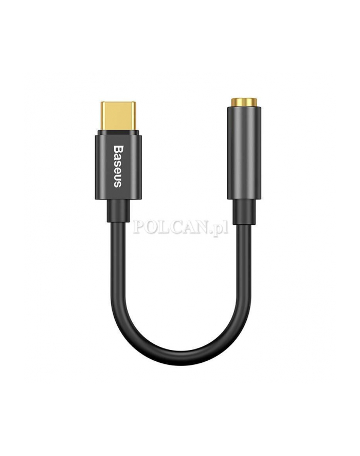 Baseus Adapter audio L54 USB-C + mini jack | 3,5mm | czarny główny