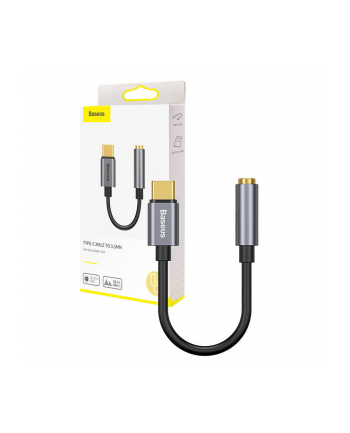 Baseus Adapter audio L54 USB-C + mini jack | 3,5mm | czarno-szary nr 2