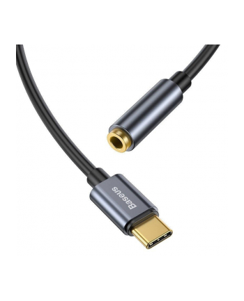 Baseus Adapter audio L54 USB-C + mini jack | 3,5mm | czarno-szary nr 1