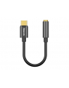 Baseus Adapter audio L54 USB-C + mini jack | 3,5mm | czarno-szary - nr 9