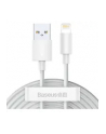 Baseus Kabel USB do Lightning Simple Wisdom, 2.4A | 1.5m | biały | 2szt - nr 13
