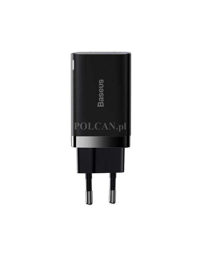 Baseus Ładowarka sieciowa Super Si Pro Quick Charger USB+USB-C 30W czarna główny