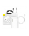 Baseus Ładowarka sieciowa Ni-MH Super Si Quick Charger 1C 20W USB-C biała - nr 2