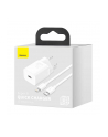 Baseus Ładowarka sieciowa Ni-MH Super Si Quick Charger 1C 20W USB-C biała - nr 9