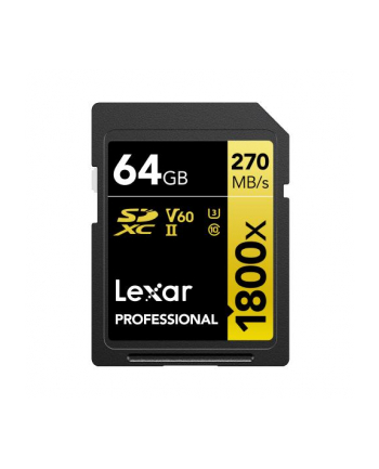 Lexar Professional SDXC 64Gb UHS-II V60 1800x nr 1