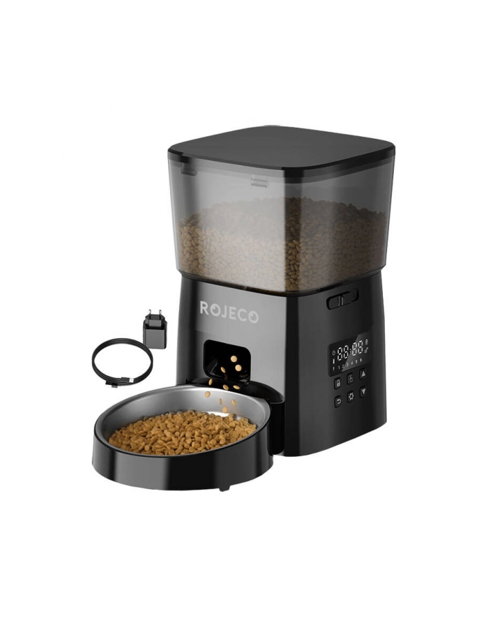 Rojeco Inteligentny Dozownik Karmy 2L Pet Feeder Button Version RWSQ02 główny