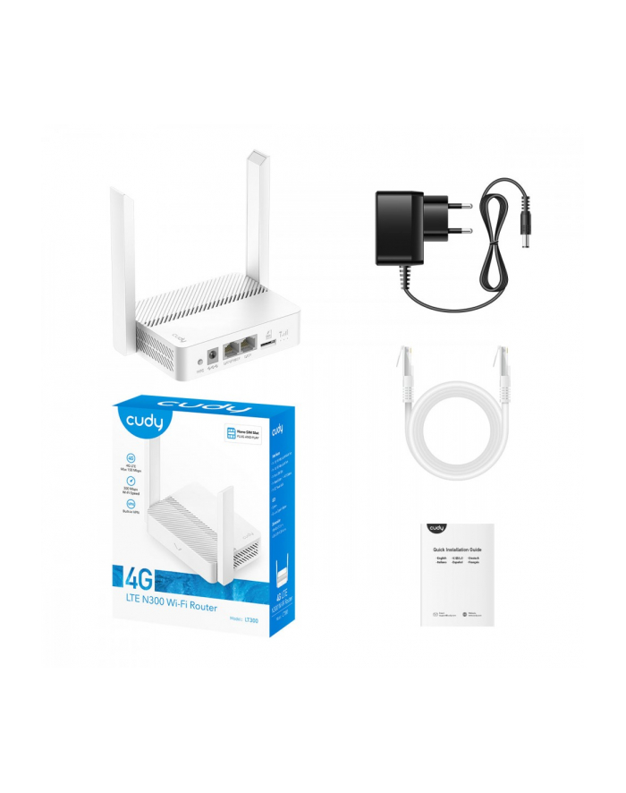 cudy Router N300 LT300 4G LTE SIM główny