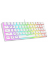 Klawiatura Mechaniczna Rampage Radiant K11 Red RGB Usb-C Biała (RADIANTK11WHITE) - nr 1