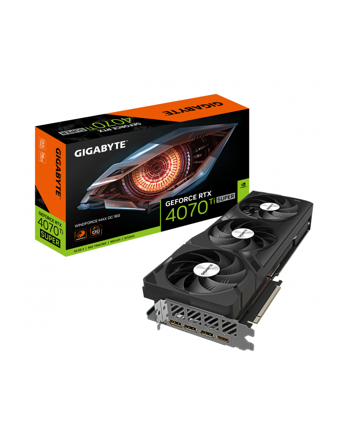 Gigabyte GeForce RTX 4070 Ti SUPER Windforce Max OC 16GB GDDR6X (GVN407TSWF3MAXOC16GD) główny