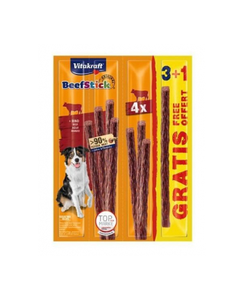 VITAKRAFT Dog Beef Stick wołowina - przysmak dla psa - 3+1 szt