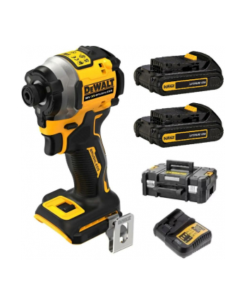 dewalt 18v zakrętarka udarowa; 3 biegi; 208nm;kufer; 2x2ah