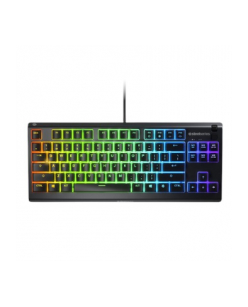 Seria SteelSeries | Klawiatura do gier | Apex 3 bez klawiatury numerycznej | | Klawiatura do gier | Przewodowe | Światło LED RGB | NORD | Ciche przełączniki