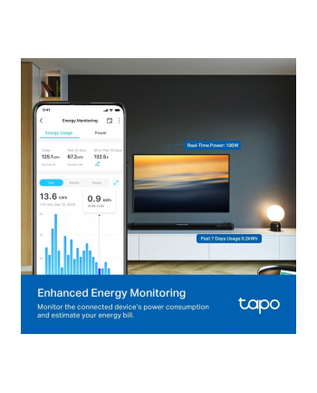 Inteligentne gniazdko TP-Link Tapo P110M nr 2