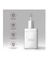 axagon ACU-PD30W Ładowarka sieciowa PD 30W, 1x port USB-C, PD3.0/QC3.0/AFC/FCP/Apple Biała - nr 34