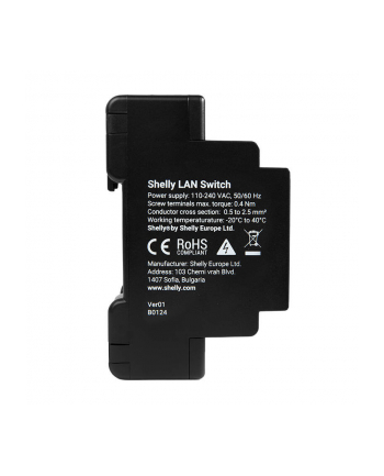 Shelly LAN Switch przełącznik Ethernet z 5 portami