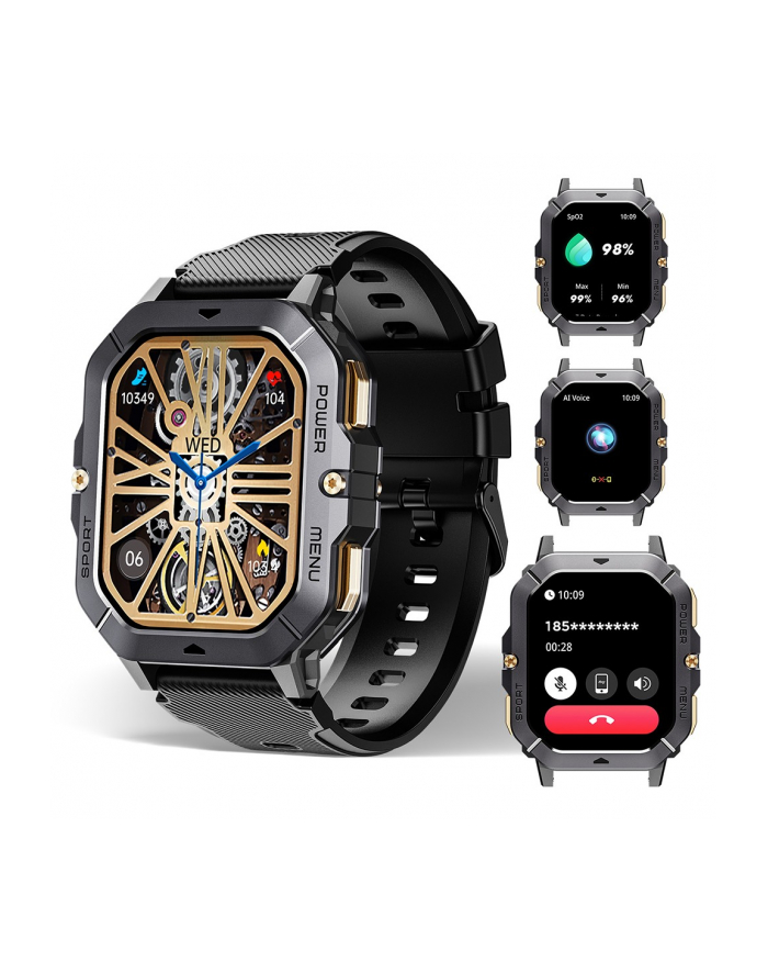 oukitel Smartwatch BT101 2.02' czarny główny