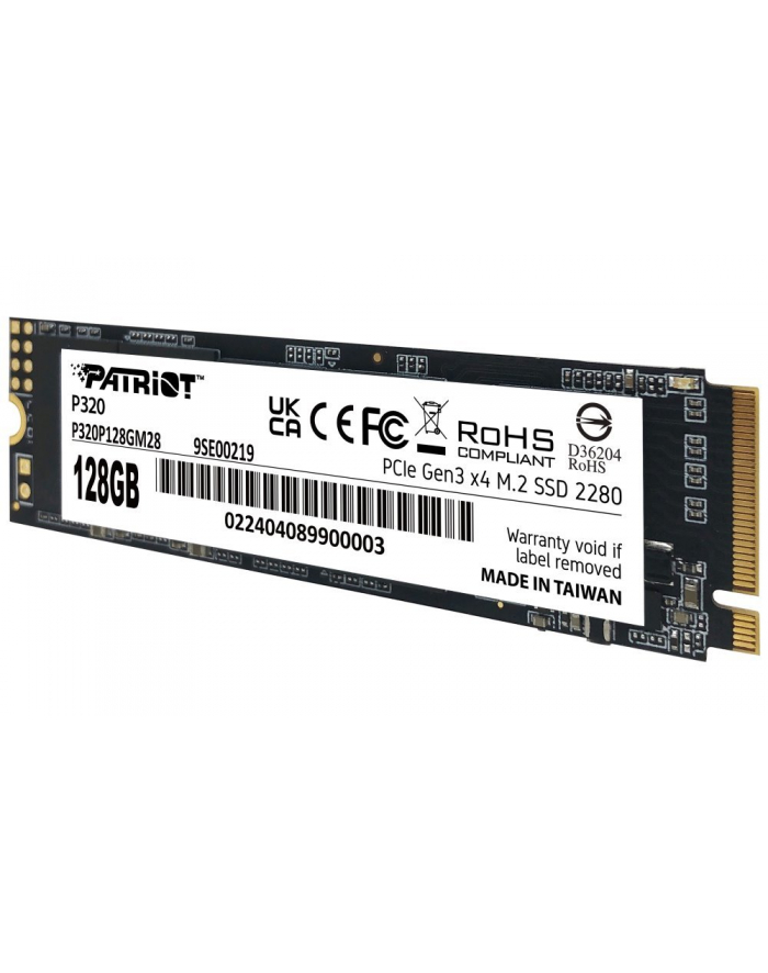 patriot memory PATRIOT P320 128GB M.2 2280 PCIE SSD główny