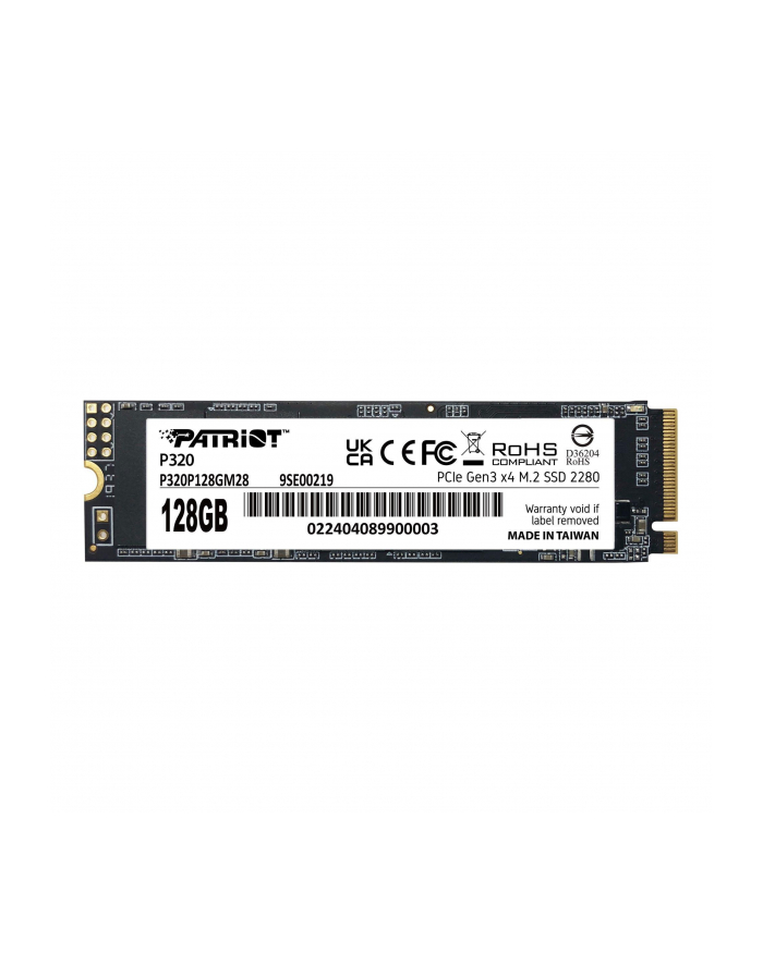 patriot memory PATRIOT P320 128GB M.2 2280 PCIE SSD główny