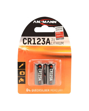 Ansmann Batterie Cr123A Lithium 2Er